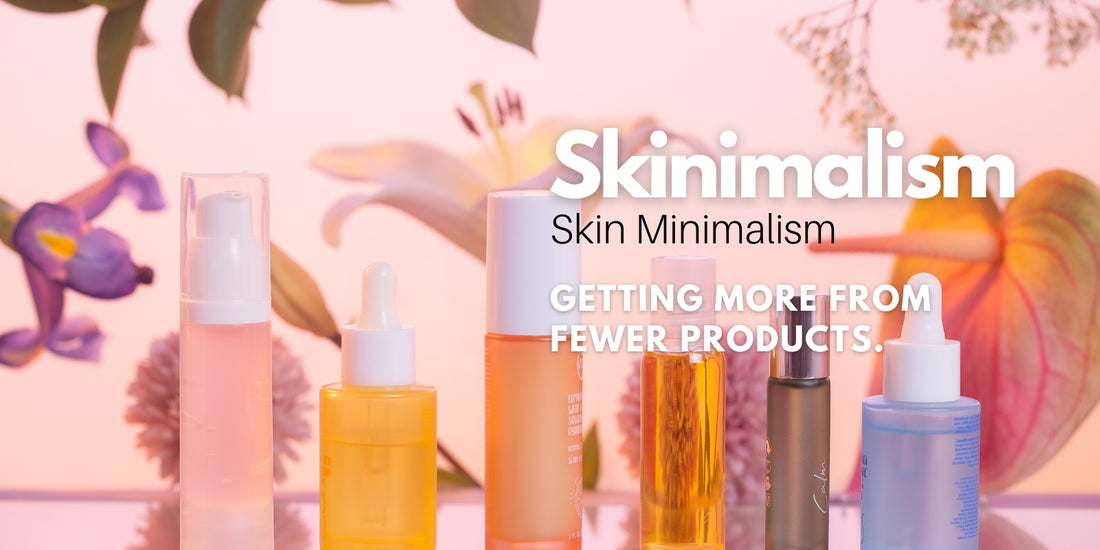 the secret to glowing skin. skinimalism.